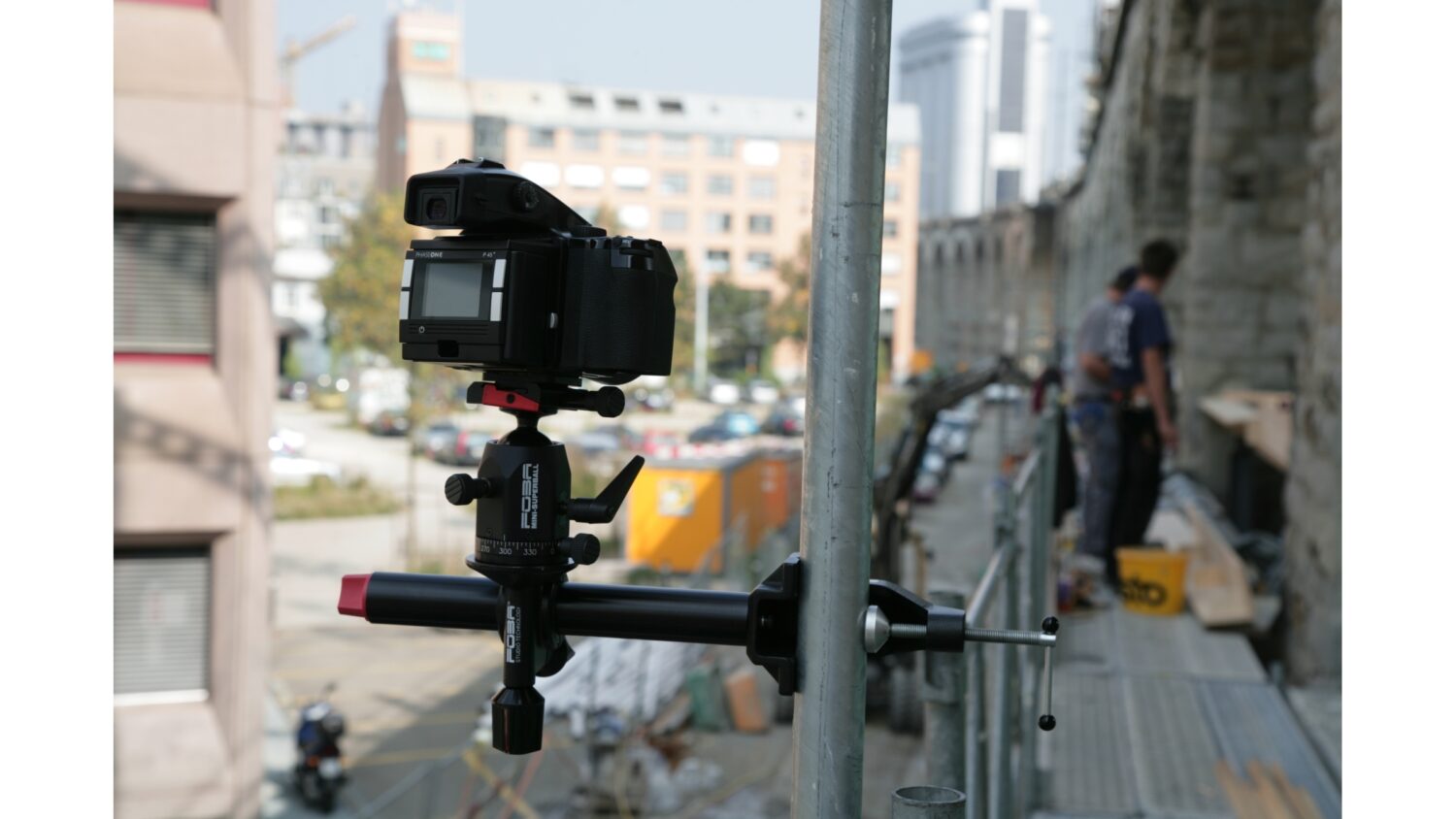 FOBA clamp stand outdoor application