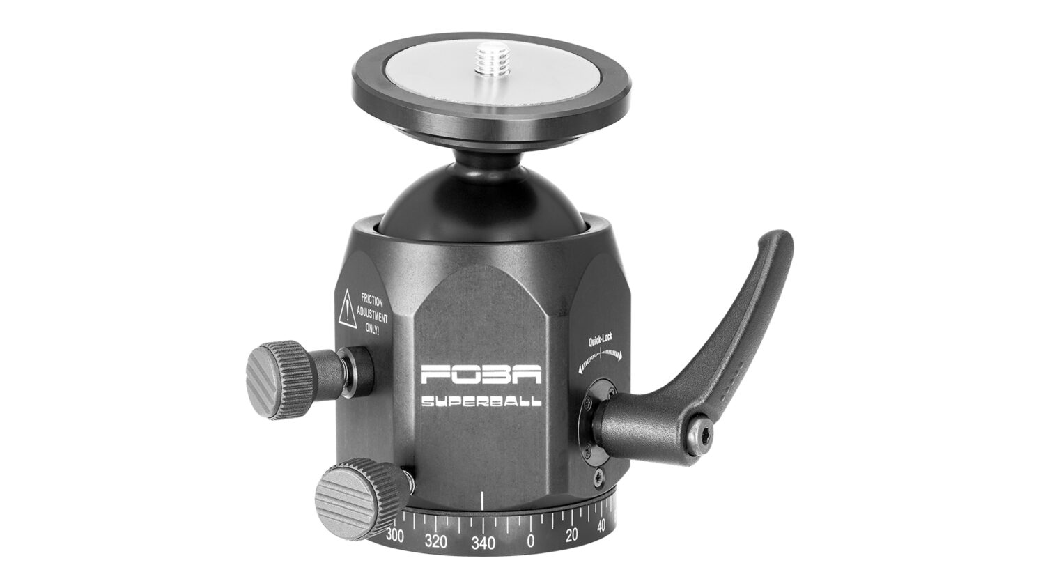 FOBA SUPERBALL with panorama plate and quick lock