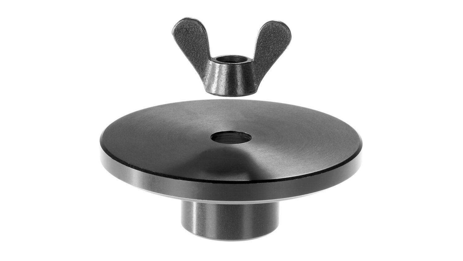 FOBA plate for combitube end with wing nut