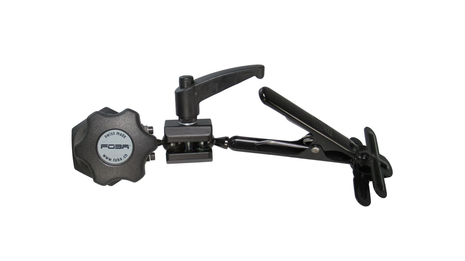 FOBA strong clamp with combitube mounting