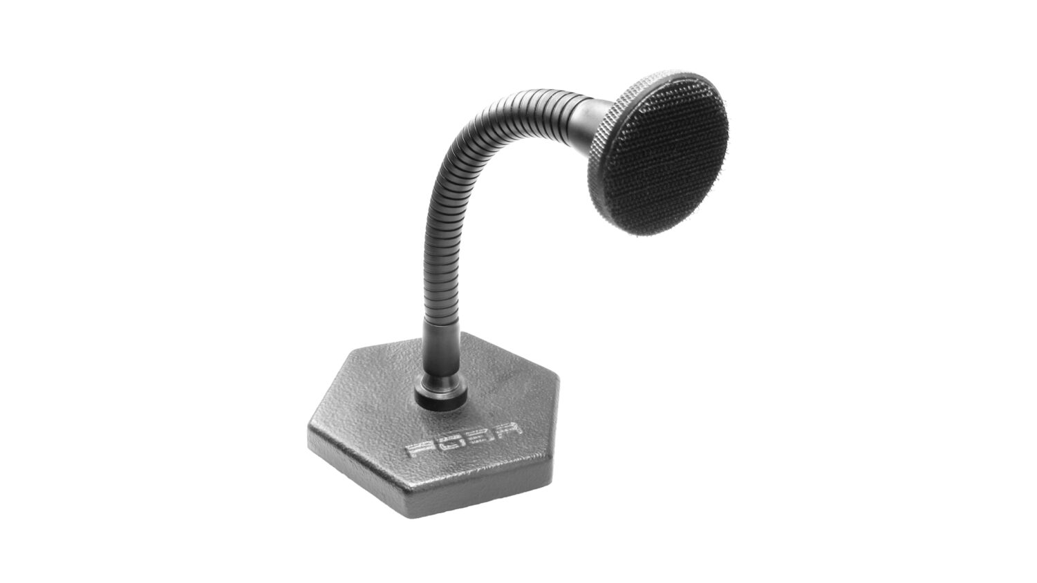 FOBA holder kit with touch fastener and gooseneck arm