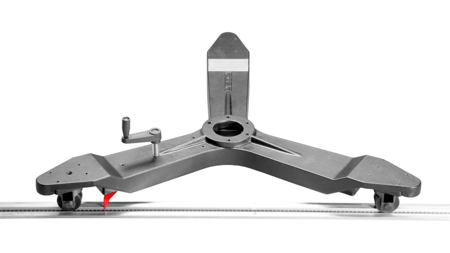FOBA milimetre scale for floor rail for a studio stand (Messtechnik, Halterung, Positionierung)