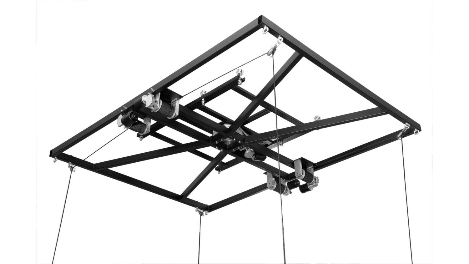 FOBA ceiling rail system suspension fram for heavy overhead light banks