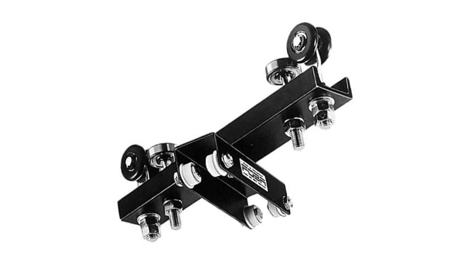 FOBA ceiling rail system cross trolley with friction adjustement