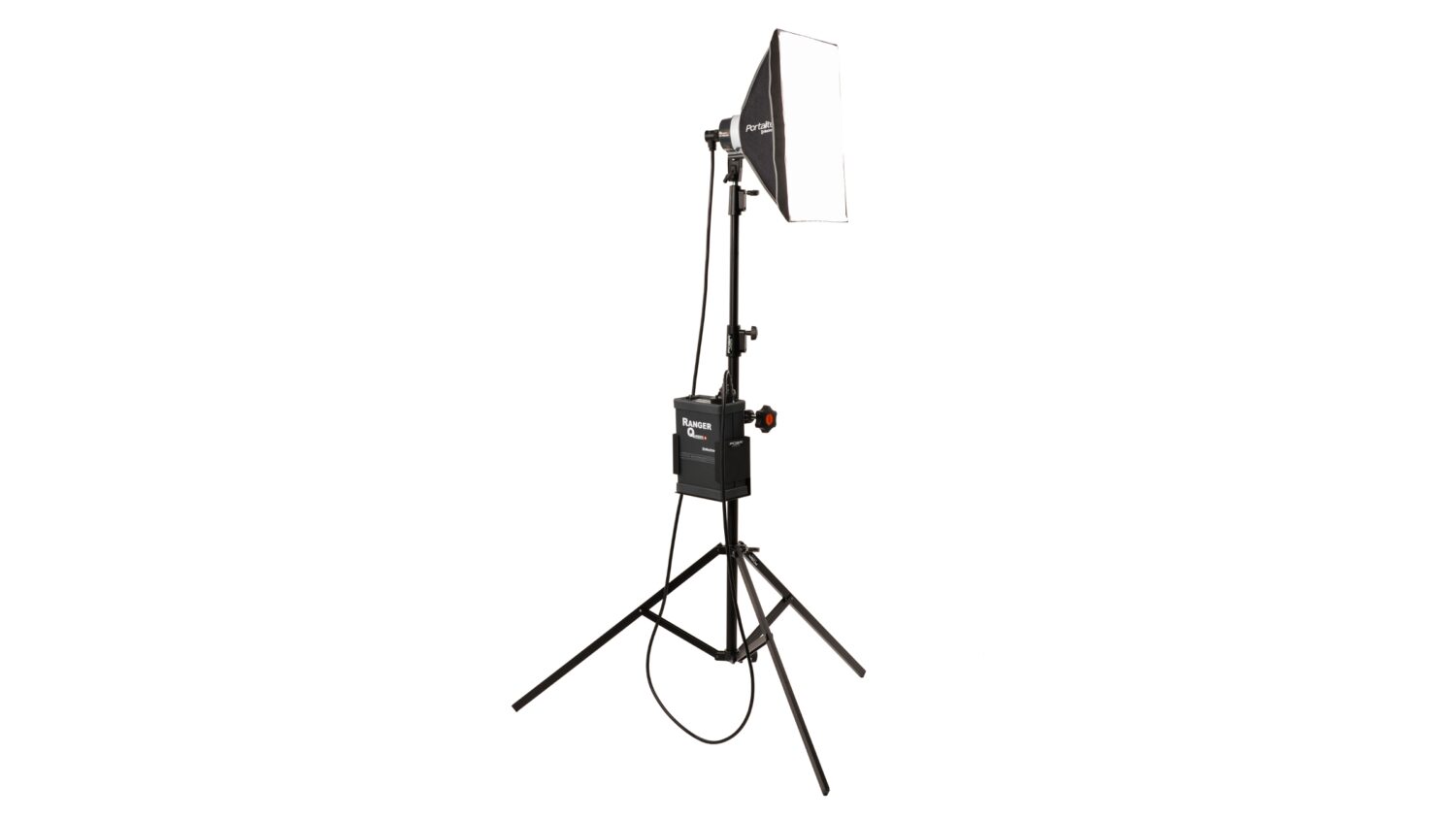 FOBA lamp stand with battery holder and telescope tube extension