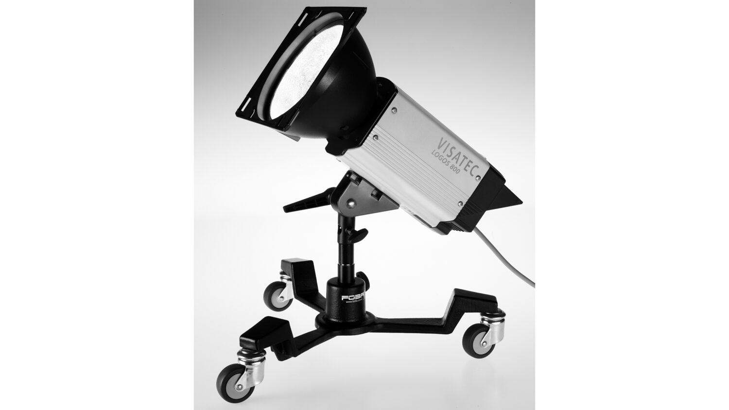 FOBA small dolly with mounted lamp